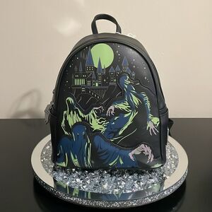New loungefly Harry Potter dementors glow in the dark mini book bag backpack